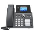 GRP-2604 Telefono IP Grandstream , 6 cuenta SIP, hasta 3 lineas de llamada, 4 teclas programables, 2 puertos de red.