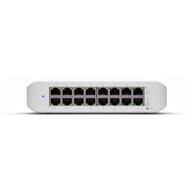 USW-Lite-16-POE UniFi Switch Lite 16 PoE Layer 2, (16) puertos GbE RJ45 , incluyendo (8) 802.3at PoE+