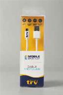 CABLE TRV USB - MICRO USB TRV BLANCO 2.4A