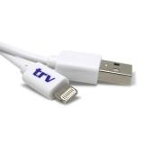 CABLE TRV USB - APPLE LIGHTING 2.4A