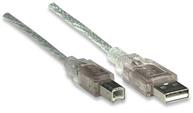 CABLE PRINTER USB-USB A-B 2.0 1.80 MTS MANHATTAN