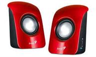 PARLANTES GENIUS SP-U115 ROJO USB POWER