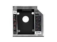 CADDY PARA DISCOS SATA 2,5" PARA SLOT DE LECTOR DE CD NOTEBOOK WINDOWS DE 9,5MM